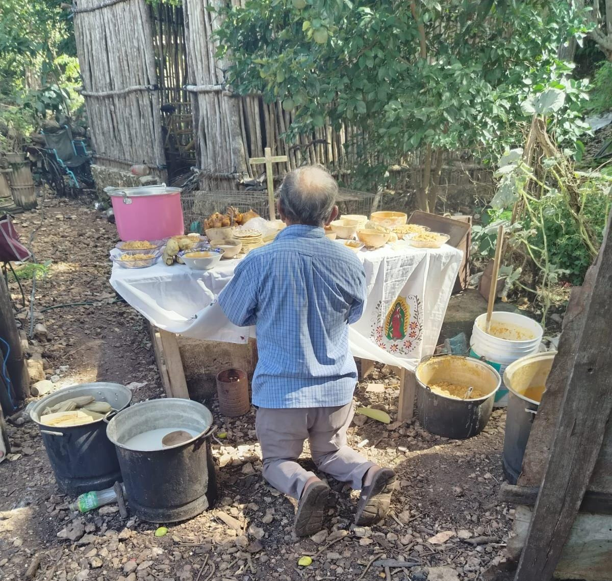 La familia Kauil Uc preserva una tradición ancestral maya de agradecimiento por la cosecha en Hopelchén.