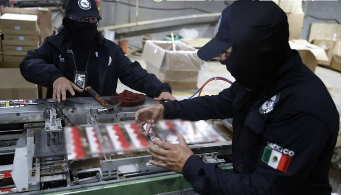 Además de las cerca de 60 toneladas de cigarros apócrifos, se aseguraron cuatro máquinas utilizadas para la elaboración y empaquetado de los productos