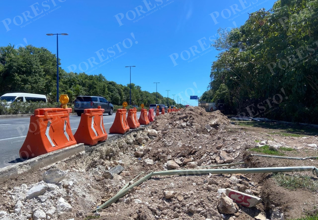 La autorización emitida por la Semarnat para las obras tuvo como condicionante hacer un plan de restauración ecológica en el sistema lagunar Nichupté