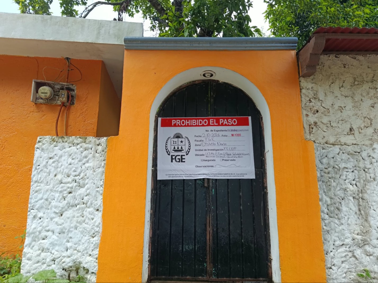 Aseguran vivienda del ex regidor Salvador Vargas Rosas en Valladolid Nuevo