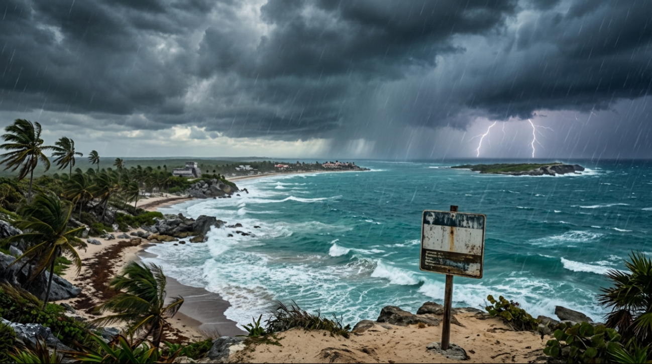 Lázaro Cárdenas, Isla Mujeres, Playa del Carmen, Tulum y Puerto Morelos se encuentran entre los municipios con pronóstico de lluvias fuertes