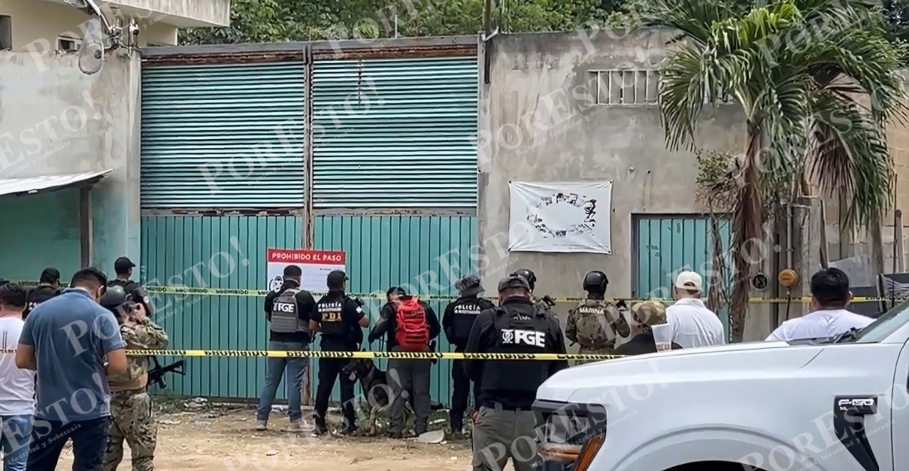 El inmueble intervenido quedó asegurado
