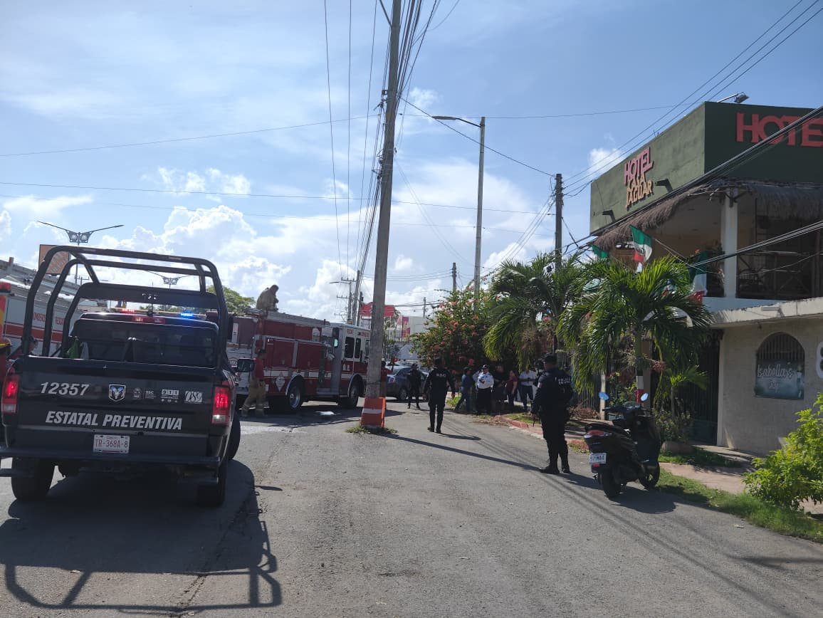 Incendio en el Hotel Jaguar movilizó a cuerpos de emergencia de Chetumal