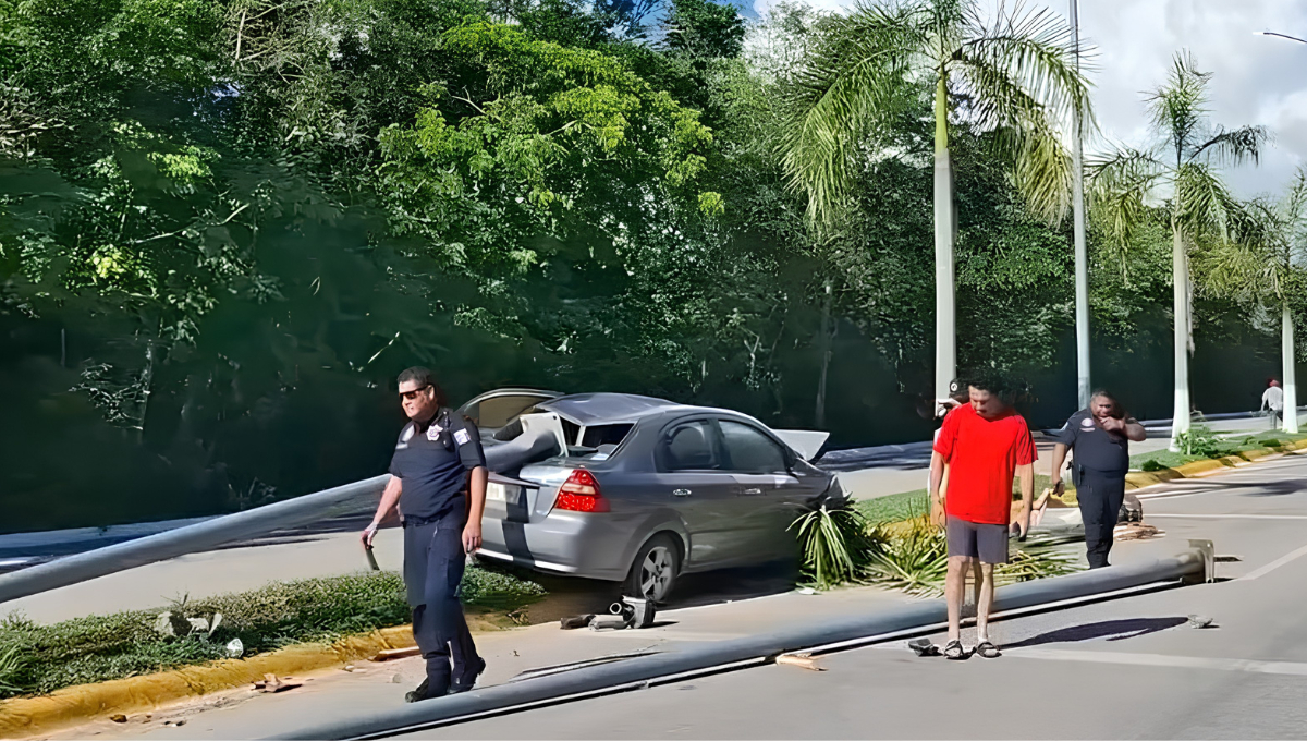 La Costera de Campeche registró dos accidentes viales el viernes 2 de octubre.