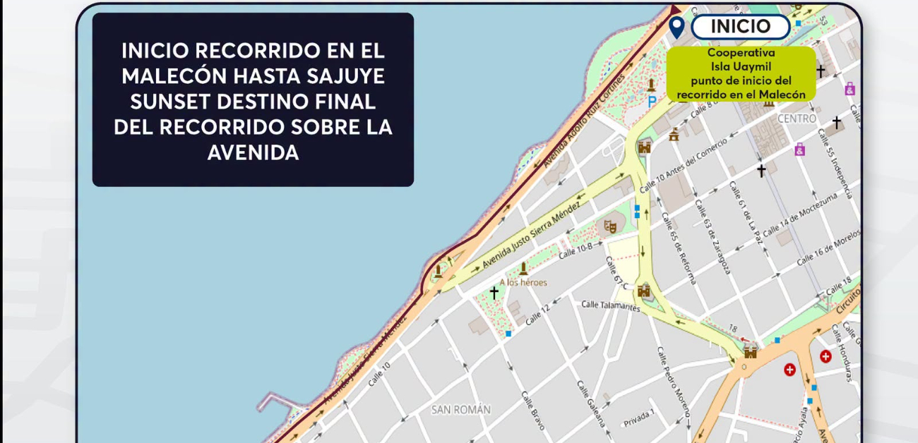 La SPSC aplicará cierres temporales de calles en el Malecón de Campeche este viernes 2 de octubre.