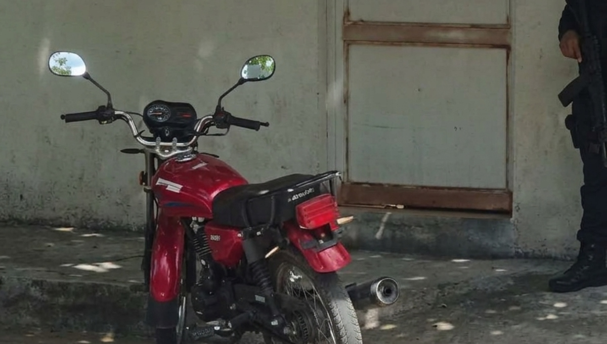 La SSP aseguró una motocicleta presuntamente relacionada con el ataque armado en Montes de Amé