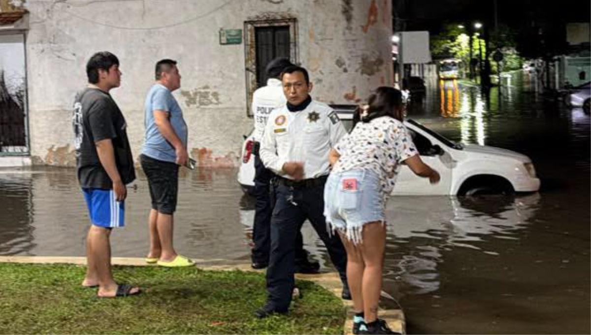 El Frente Frío 2 dejó un saldo de 500 personas afectadas en la capital de Campeche.