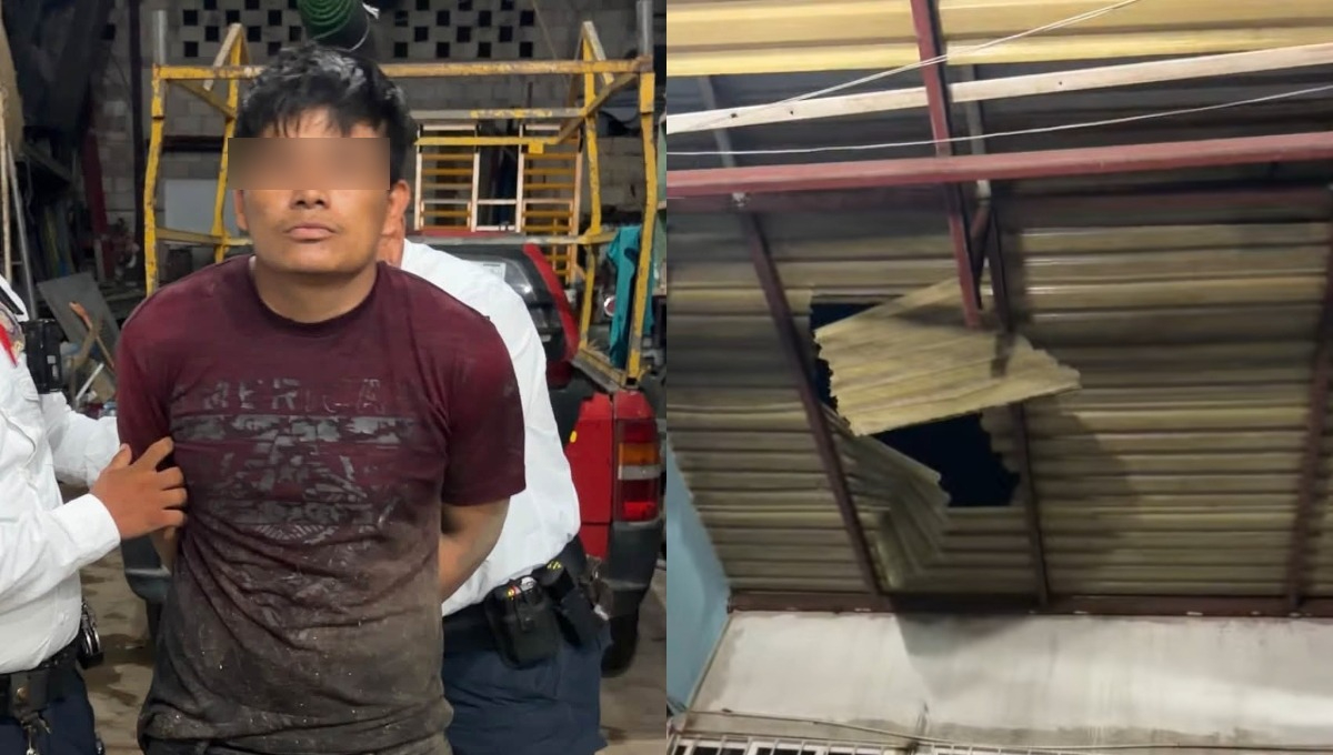 El hombre fue detenido tras el aviso de los dueños de la vivienda