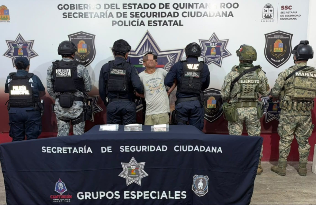 El detenido fue interceptado sobre la avenida Cuatro de Marzo