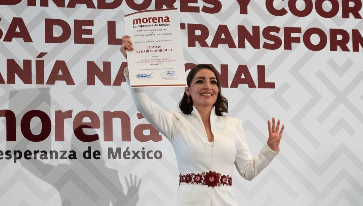 Jasmine Bugarín Rodríguez  fue designada coordinadora estatal de Defensa de la Transformación y la Soberanía Nacional en Nayarit
