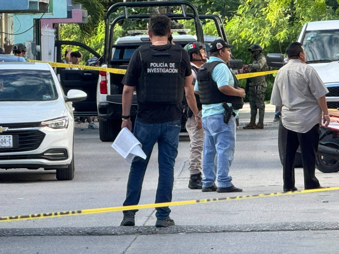 La Marina y la Fiscalía ejecutaron un segundo cateo en Ciudad del Carmen durante este jueves.