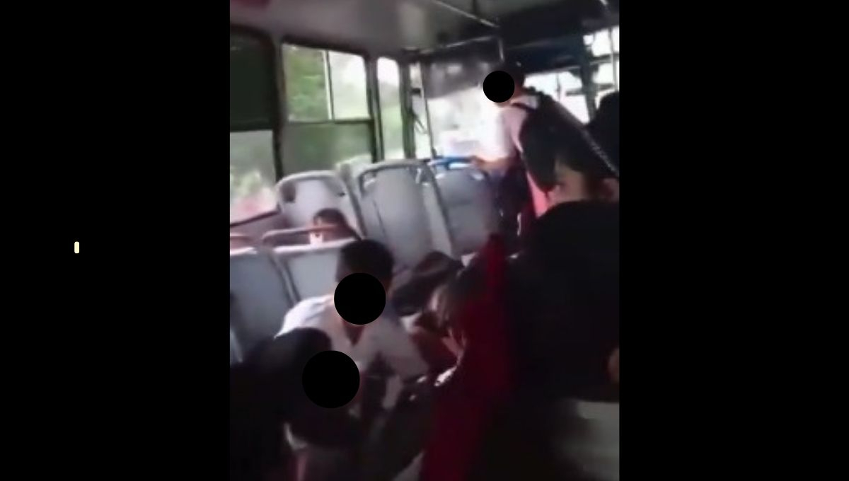 En redes sociales comenzó a circular un video que muestra los momentos de temor que vivieron los estudiantes