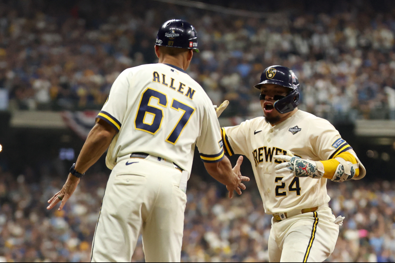 Los Cerveceros se llevaron la victoria en el primer juego de la serie.