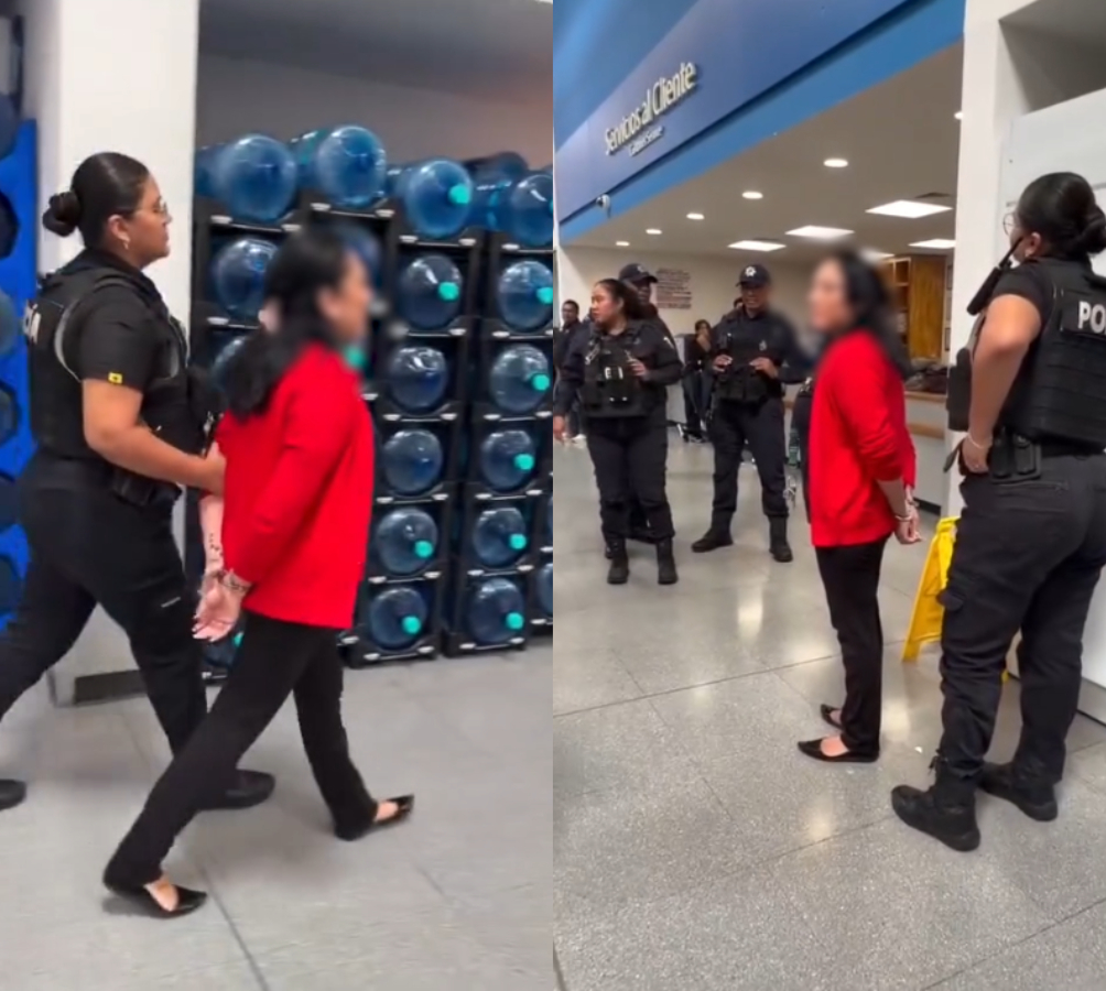 Detienen a una mujer por presuntamente intentar robar artículos de un Walmart en Cancún