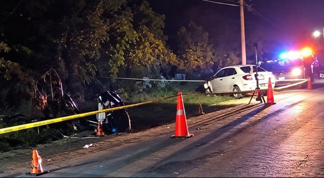 Una pareja resultó herida tras ser embestida en mototaxi por un auto ebrio en Umán.