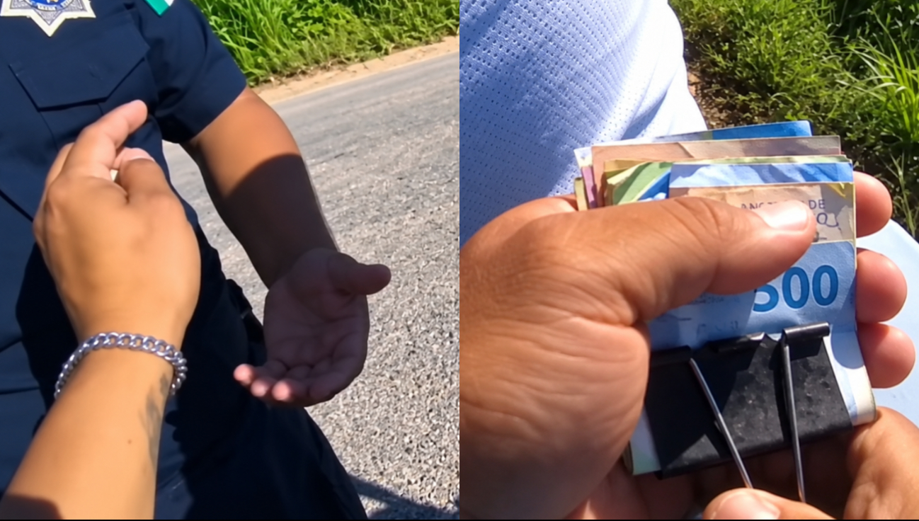 Un policía estatal de Campeche es investigado por Asuntos Internos tras difundirse un video en redes sociales.