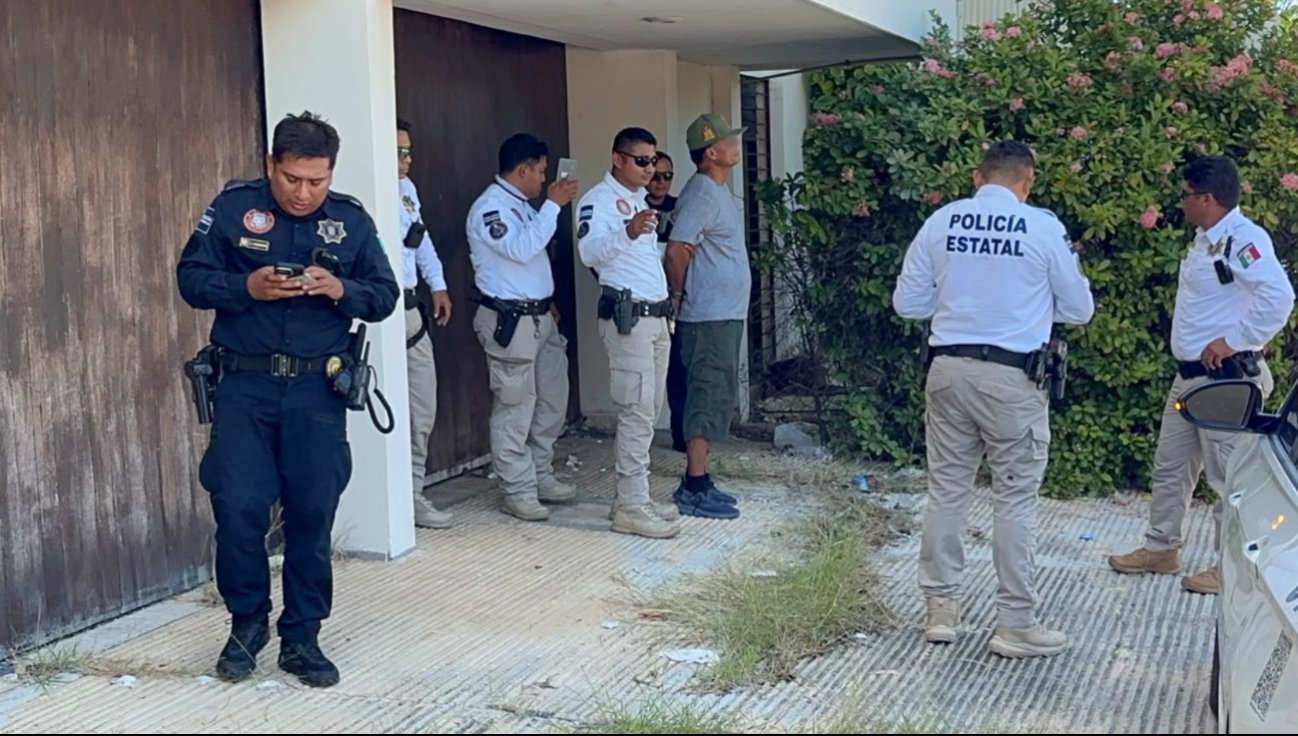 Detienen a sujeto tras persecución en azoteas de la zona Centro en Campeche