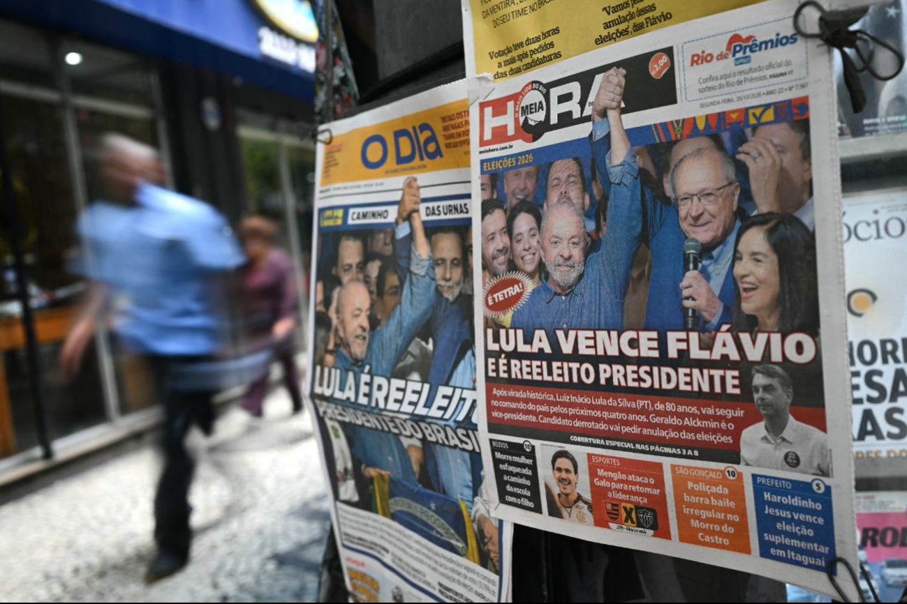 La victoria de Lula en Brasil dio la vuelta al mundo y fue la primera plana en América Latina.