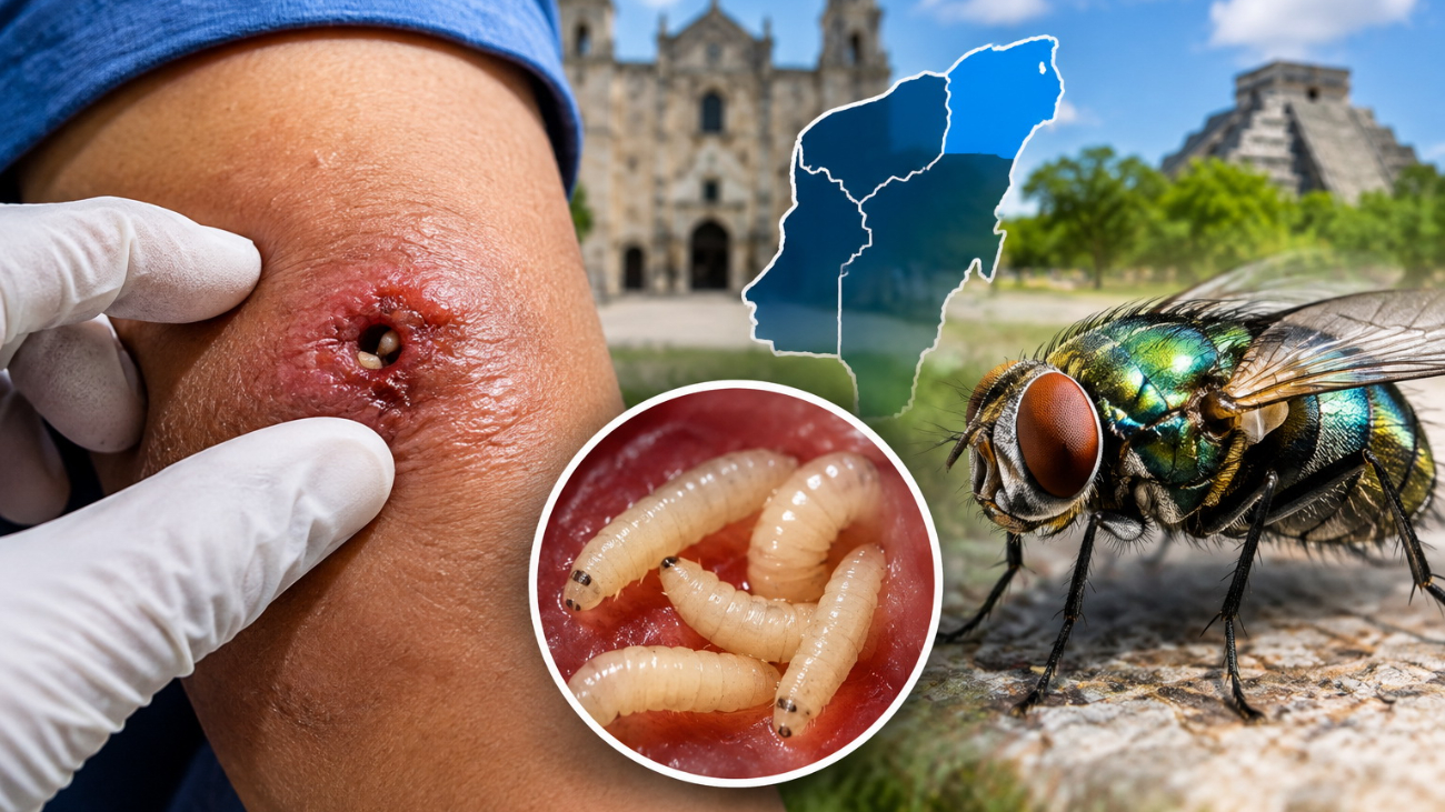 Aumentan los casos de miasis en Yucatán