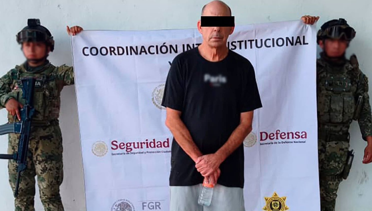 La detención se realizó mediante un operativo coordinado en Mérida