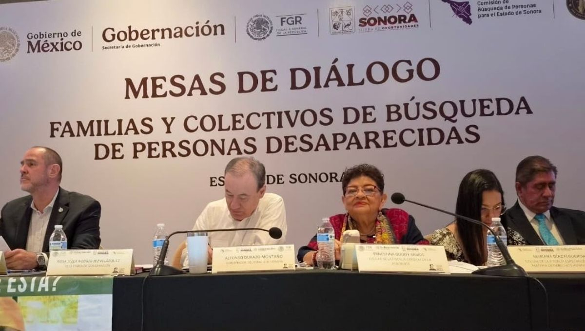 En la reunión también participaron el gobernador de Sonora, Alfonso Durazo Montaño, y la secretaria de Gobernación, Rosa Icela Rodríguez Velázquez
