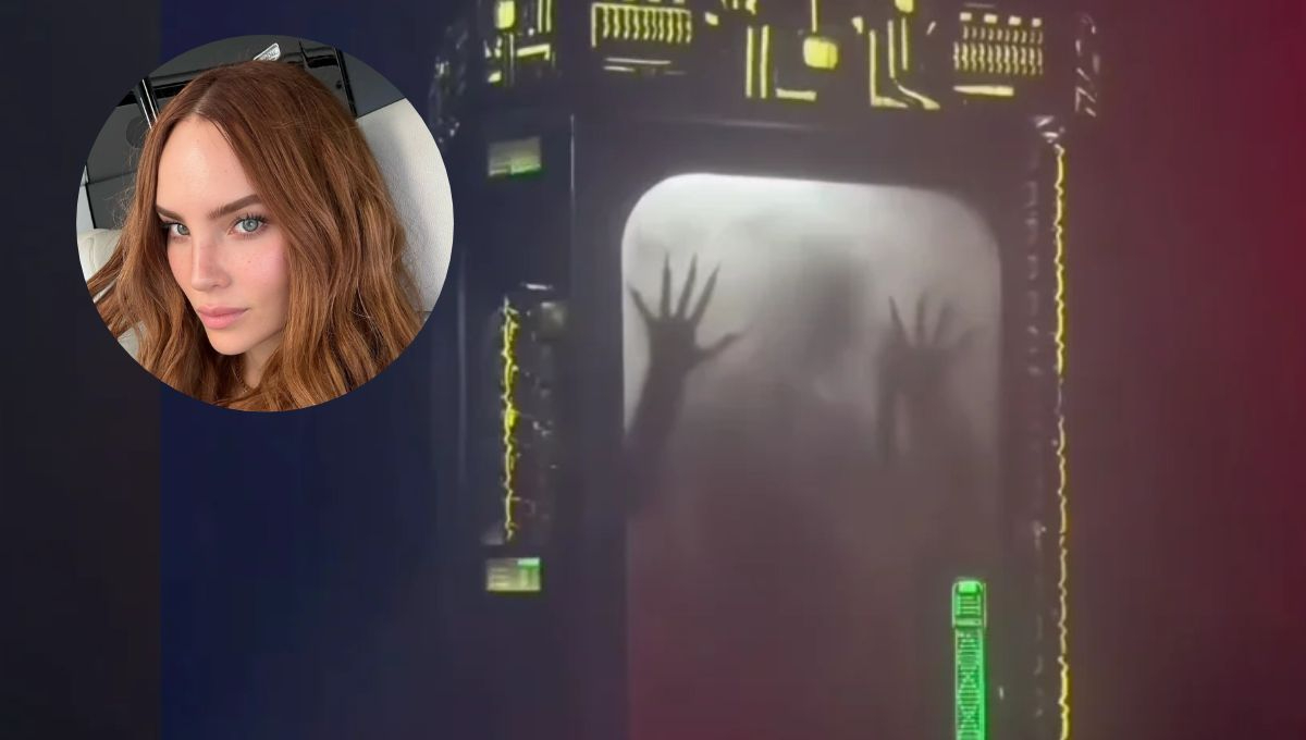 Belinda se roba las miradas con su disfraz de Halloween inspirado en la cinta de "Alien"