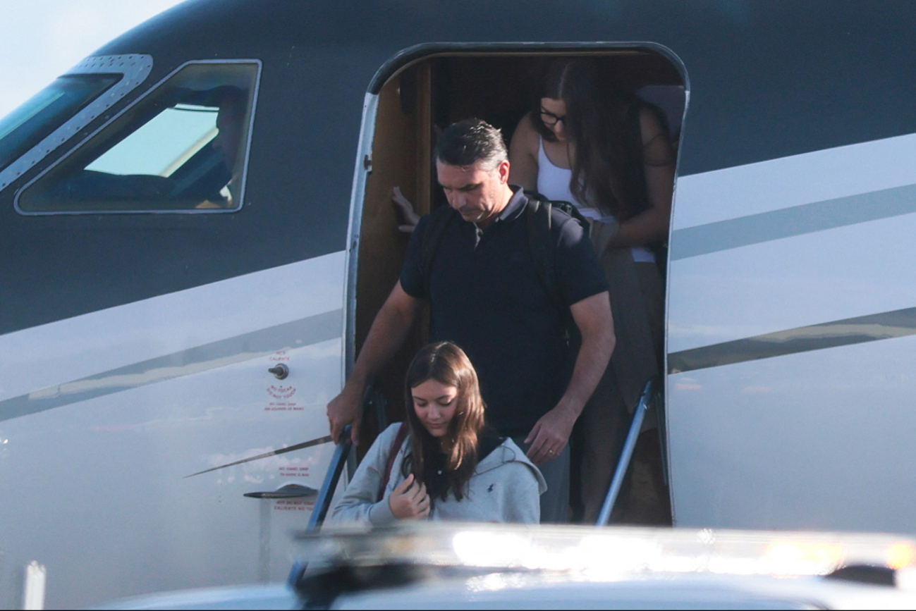 Bolsonaro llegó a territorio estadounidense acompañado por su familia.