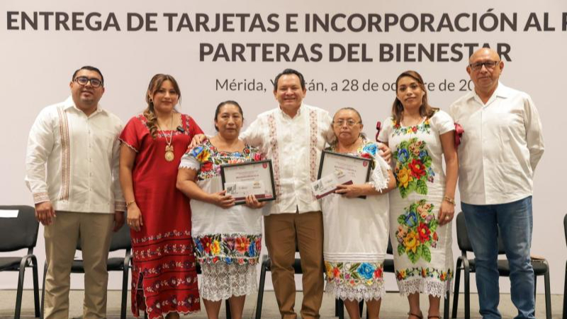 Parteras tradicionales de Yucatán recibirán 3 mil pesos cada dos meses como reconocimiento a su labor comunitaria.