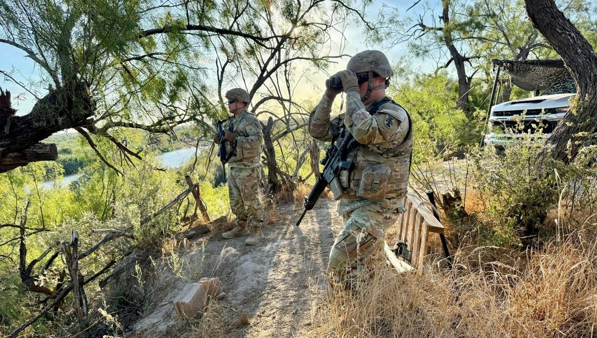 El despliegue estadounidense ocurre mientras México mantiene acciones de vigilancia en su propio territorio fronterizo
