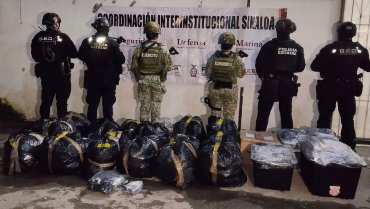 El inventario reportado por las autoridades incluye además 35 mil 726 cigarrillos en distintas presentaciones