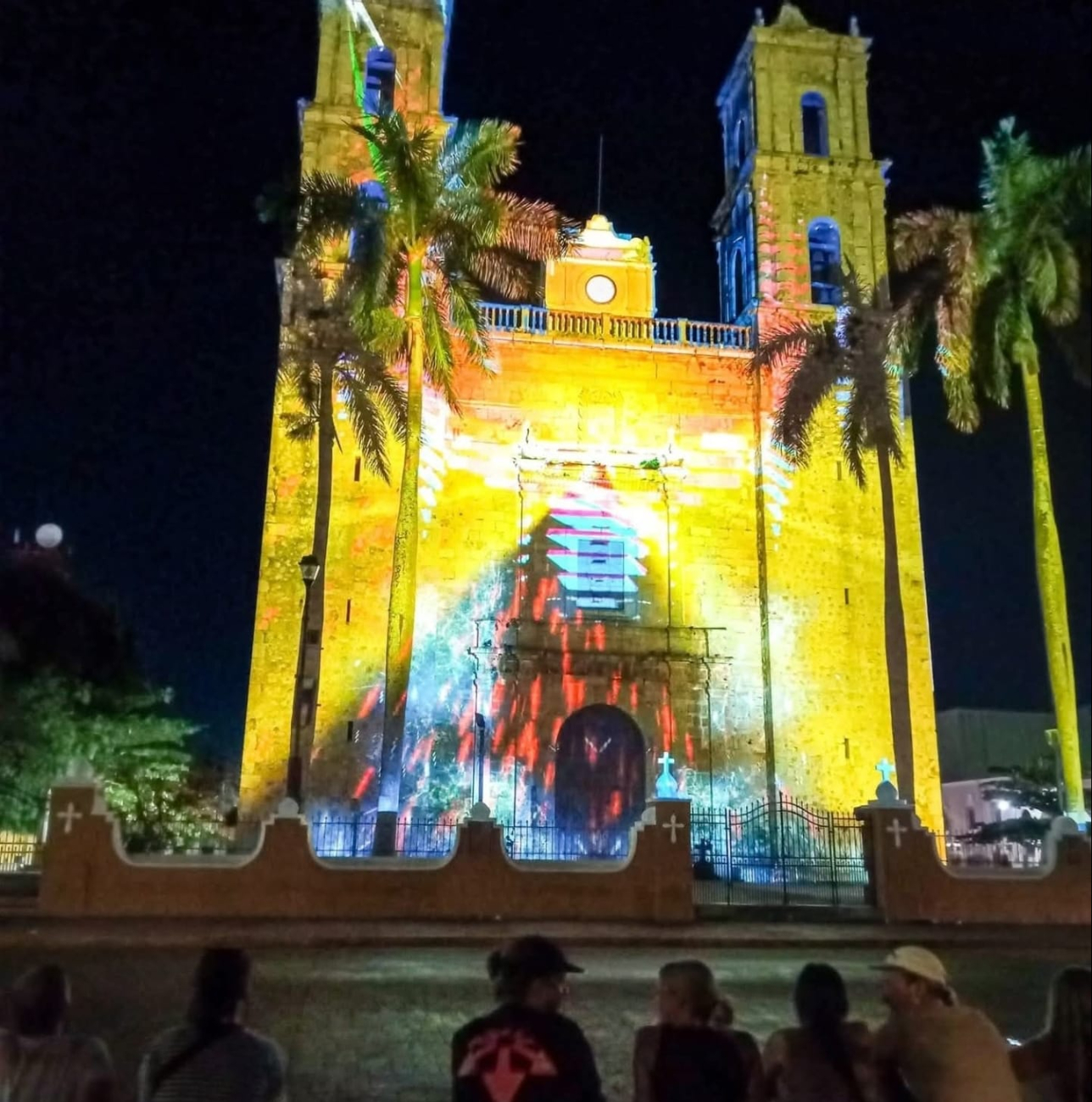 El videomapping proyecta pasajes históricos de la ciudad y es uno de los principales atractivos del Centro.