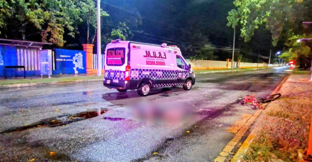 Peritos realizaron el levantamiento de indicios tras el accidente
