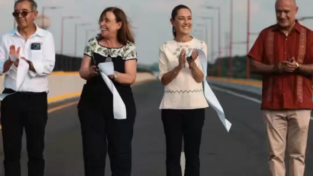 Presidenta Sheinbaum inaugura el Puente de Acceso al Puerto de Veracruz