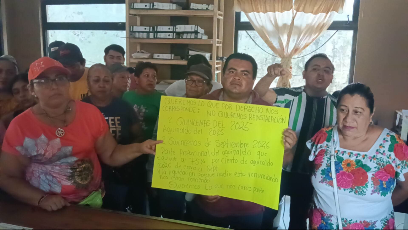 Un grupo de entre 65 y 69 exempleados mantenía tomado el edificio en protesta por el impago de aguinaldos.