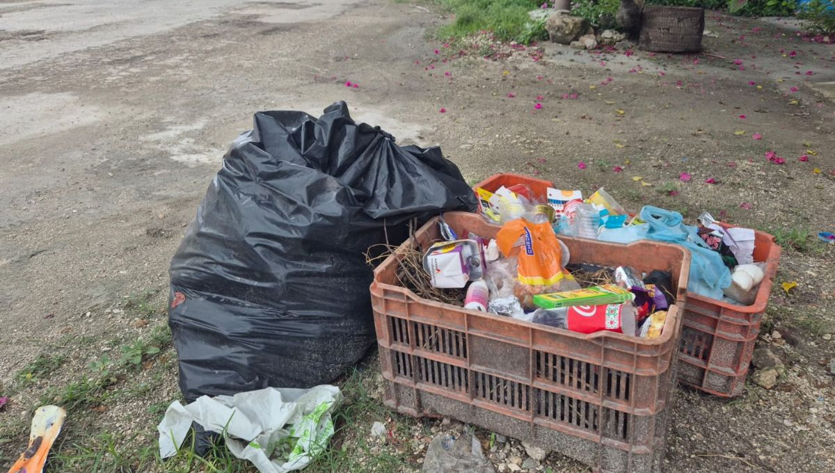 Una semana sin pasar la basura en la colonia Cañaveral, Champotón