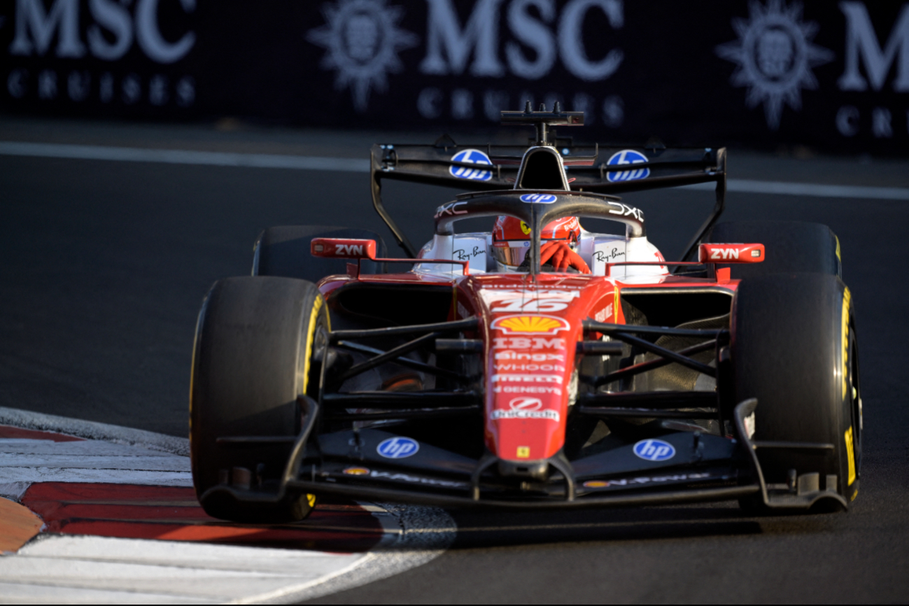 Charles Leclerc dominó las primeras prácticas en la CDMX.