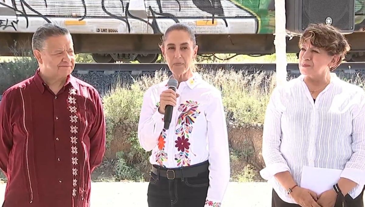 En este recorrido de supervisión del tren CDMX-Querétaro acompañaron a la presidenta Claudia Sheinbaum, los gobernadores de Hidalgo, Julio Menchaca y del estado de México, Delfina Gómez