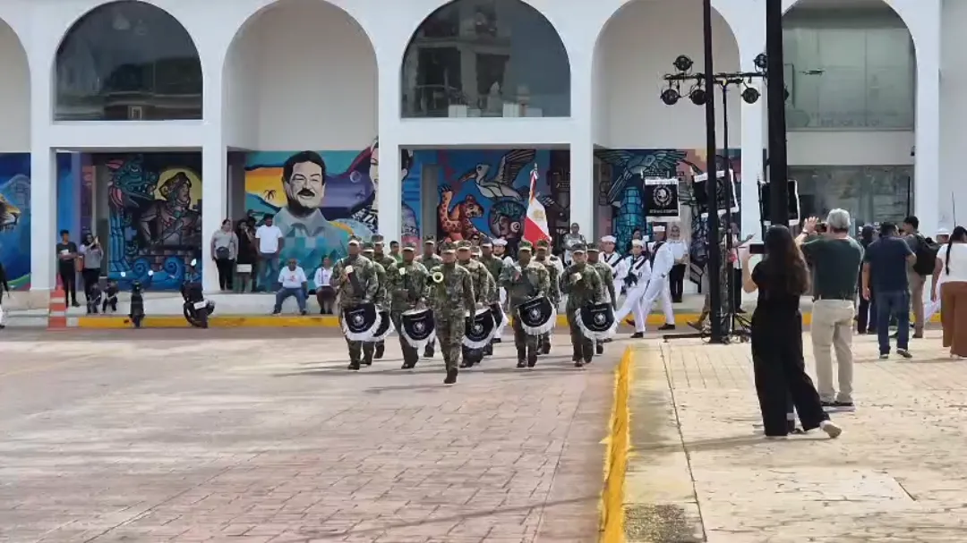 Con homenaje y desfile, Champotón recuerda dos fechas históricas