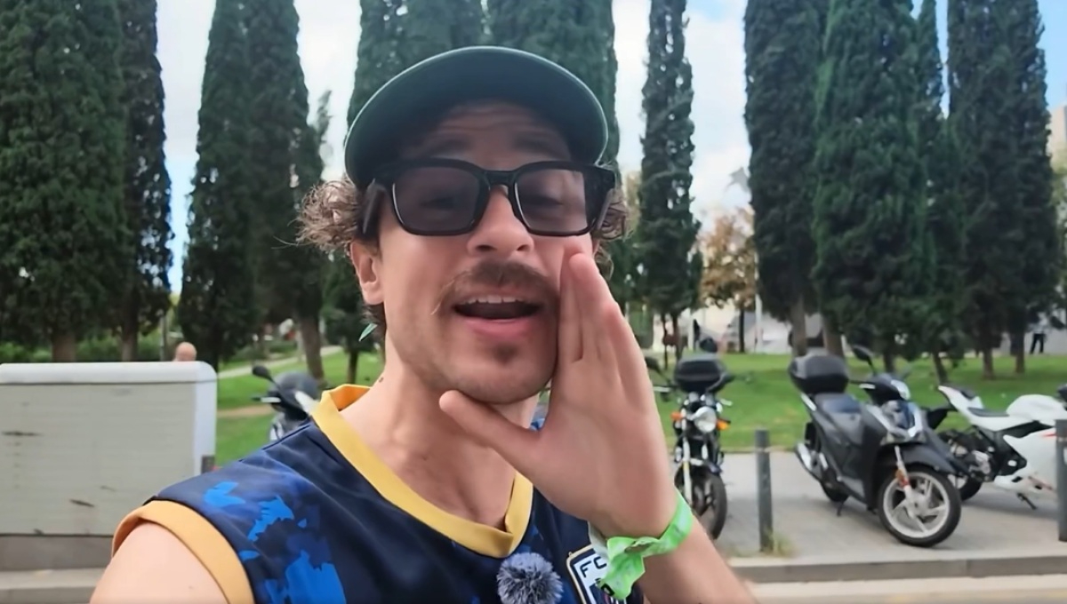Luisito Comunica es testigo de un robo en Barcelona.
