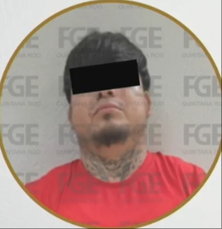 Sergio “N” fue detenido junto con otros tres presuntos integrantes de su grupo criminal durante un operativo realizado en la carretera Puerto Morelos-Playa del Carmen