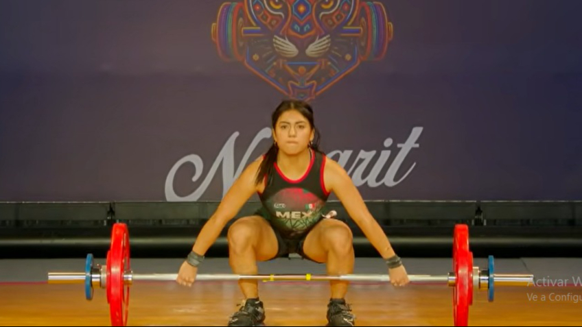 Kenia May Dzul levanta 183 kilos y conquista el oro para Yucatán en Tepic