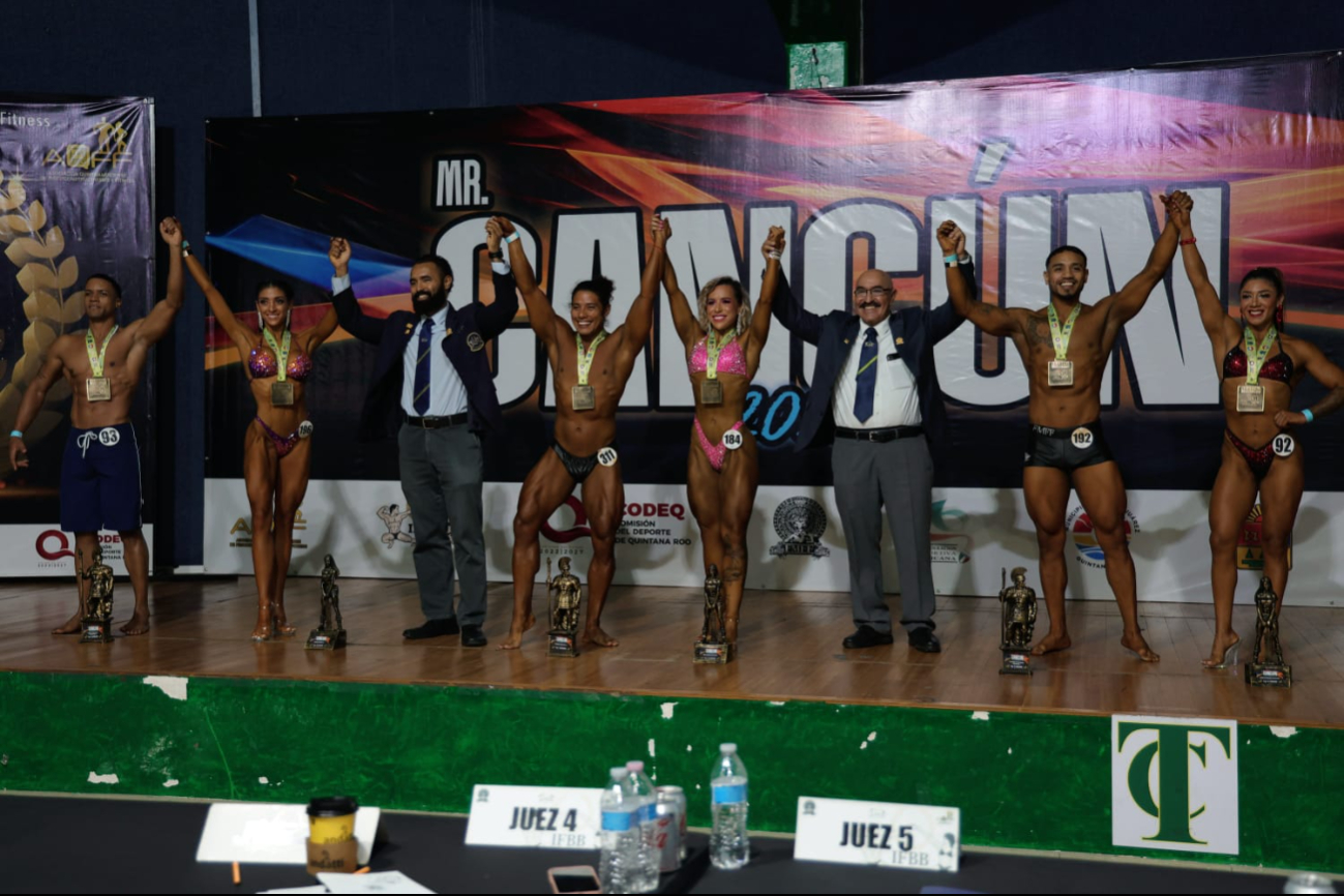 Los seleccionados quintanarroenses brillaron durante la competencia.