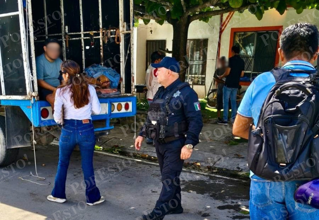 Minutos después, los propios actuarios desistieron de continuar con la diligencia, por lo que el desalojo no se concretó