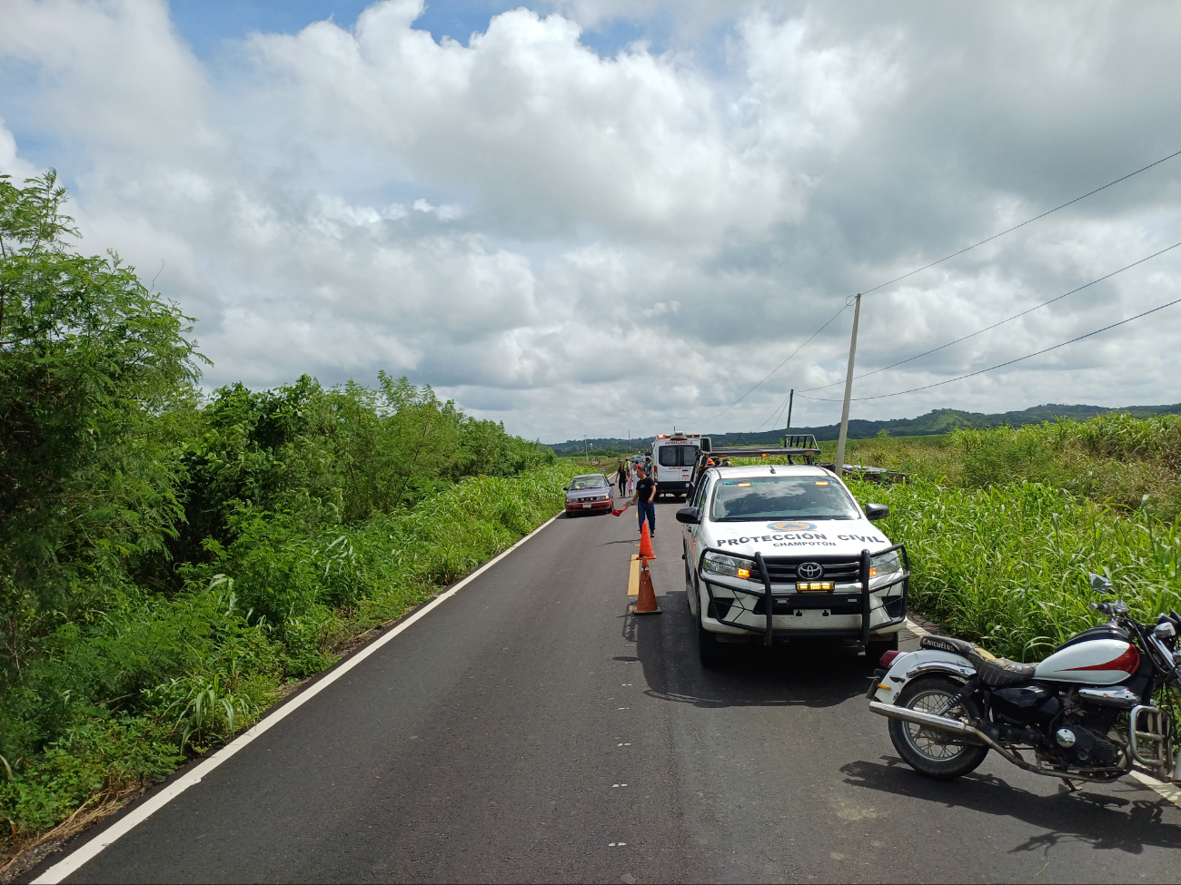 Un trágico accidente automovilístico se registró en la carretera estatal Haltunchén Sihochac en Champotón.