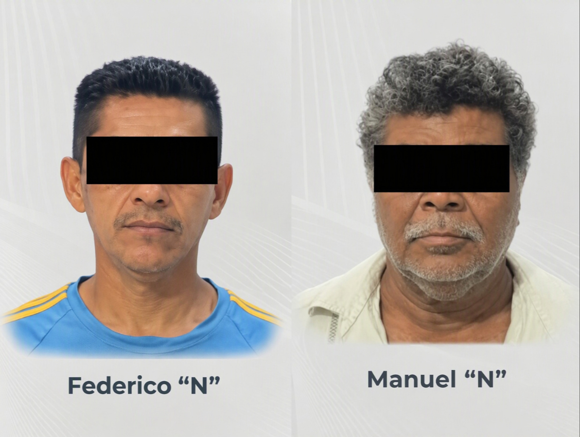 Manuel, de 65 años, enfrenta un proceso por los delitos de pederastia y violación; Federico, de 45 años, fue detenido y posteriormente vinculado a proceso por el presunto delito de abuso sexual