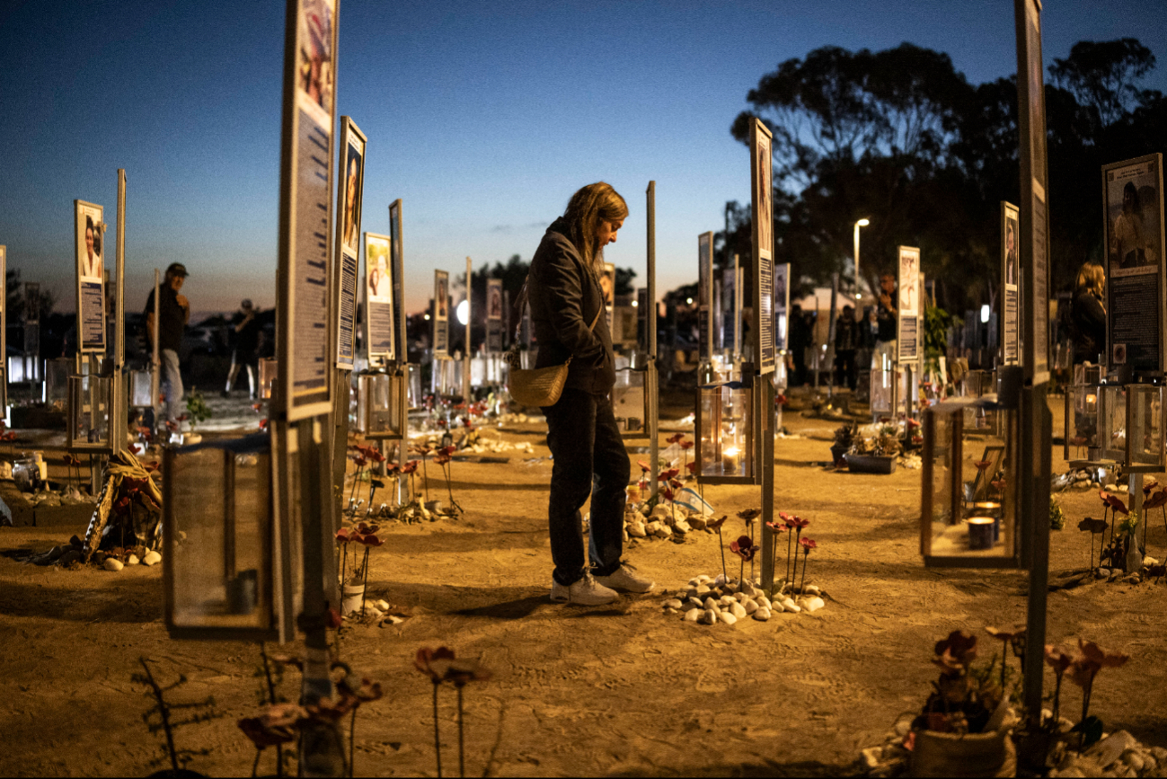 Se conmemoró el tercer aniversario de los ataques de Hamas.