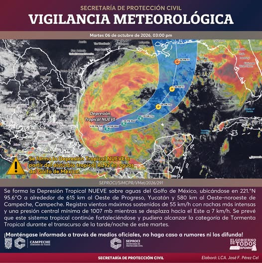 Protección Civil del estado y los ayuntamientos activaron labores de prevención coordinadas.