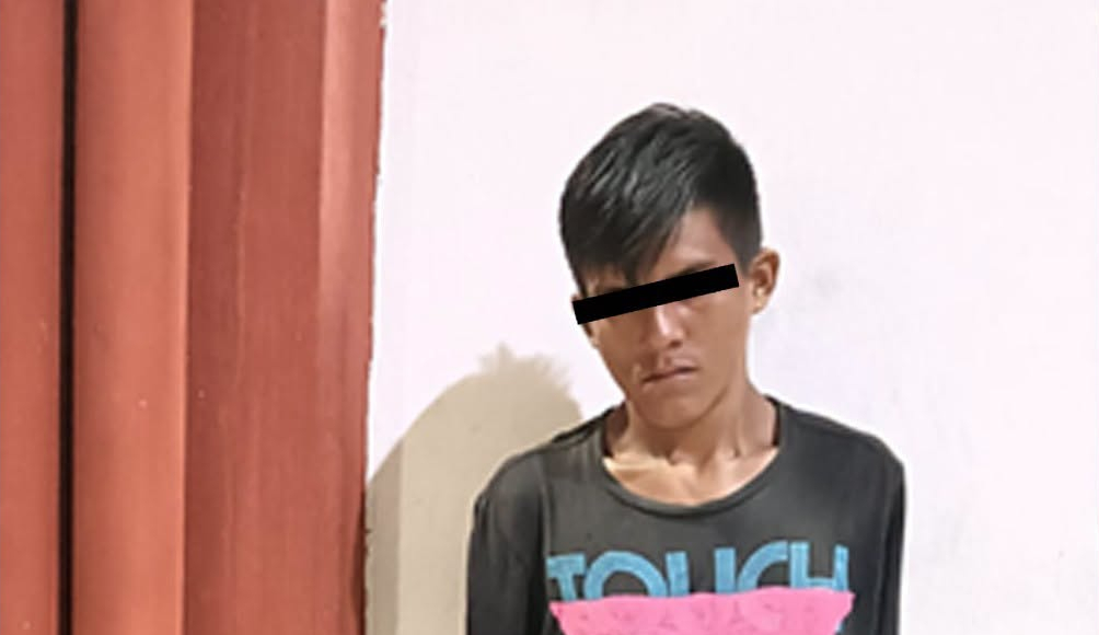 Un sujeto fue detenido por elementos de la Policía Estatal en la colonia Centro de Ciudad del Carmen.