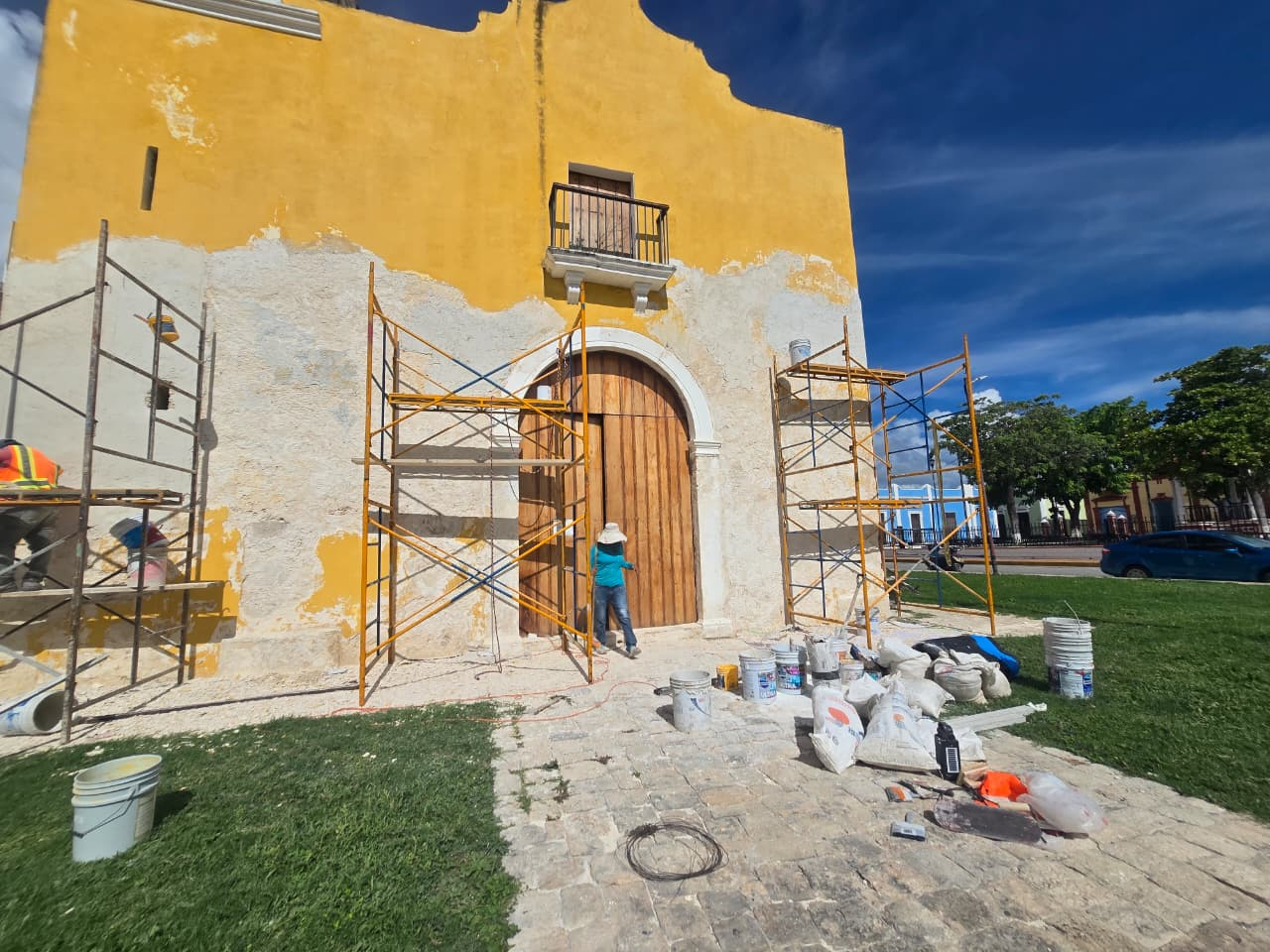 1. Tres templos históricos de Campeche reciben trabajos de conservación
