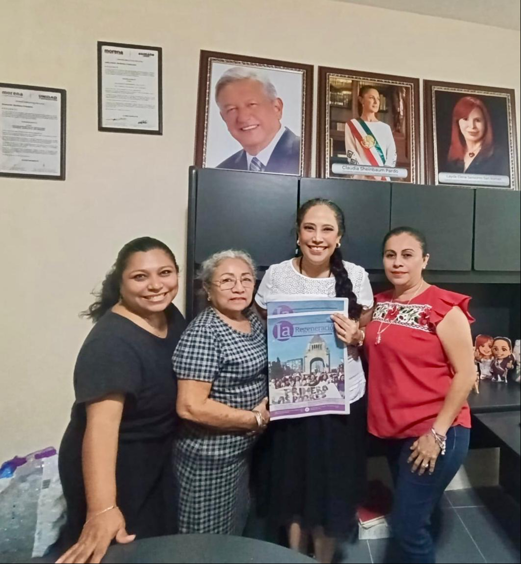 Alma Sánchez y Abelardo Jiménez destacan unidad y trabajo territorial en Carmen